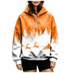 Women Fall And Winter Hoodie With Pet Pouch Oversized Pocket Colorful Print Sweatshirt For Dogs And Long Hoodie Dress plus Size