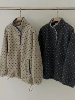 Chic Polka Dot Fleece Hoodie Women's Loose Long Sleeve Sweatshirt Outerwear Autumn Winter Comfortable Lazy Style Top