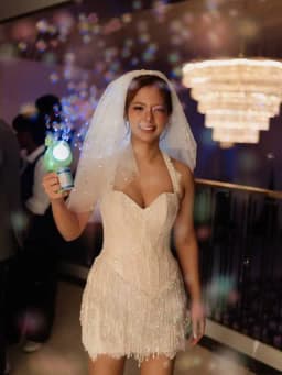 Customized Halter Tassel Mini Wedding Dress Sweetheart Sheath Short Bridal Gown with Detachable Sleeve After Party vestidos