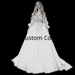 Customized cost of Wedding Dresses Lace Appliques Wedding Bride Gowns Court Train Backless Vestido De Noiva