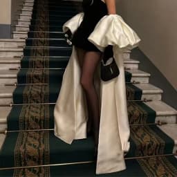 Satin Detachable Train With Puff Sleeves Wedding Removable Skirt for Dresses Formal Party Bridal Overskirts Cape Customized 2025