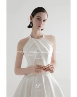 TULX Halter Satin Sleeveless Korea Wedding Photo Shoot Dress 웨딩드레스 Tulle Corset Back A line Long Elegant Bridal Gown Custom Made