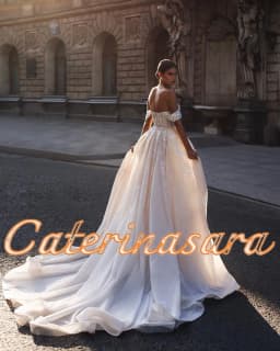 Luxury Wedding Gowns Sequin Lace Appliques Ivory Corset Bride Dress With Detachable Train Women 2024 Wedding Dresses