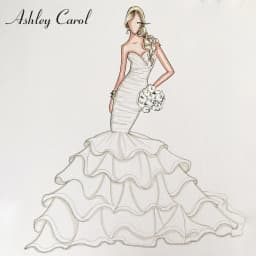 Ashley Carol Custom Mermaid Wedding Dress Elegant Personalized Customized Handmade Any Mermaid Wedding Gowns