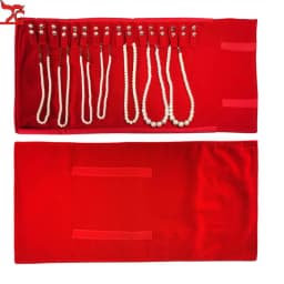 Necklace Organizer Bag High Quality Velvet Jewelry Storage Pouch Travel and Business Trips Necklace Collection Bags Portable 1Pc