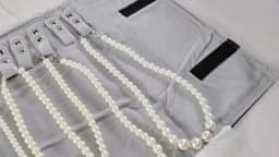 Necklace Organizer Bag High Quality Velvet Jewelry Storage Pouch Travel and Business Trips Necklace Collection Bags Portable 1Pc