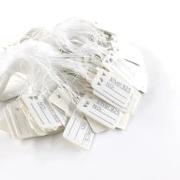 Jewelry Labels Business Cards 100Pcs/lot Price Tags Diy Tie String Jewelry Display Label Gold and Silver Small Tag