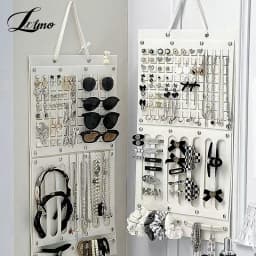 Wall-mounted Jewelry Bag Jewelry Display Felt Earrings Storage Bag Necklace Ring Jewelry Organizer And Packaging