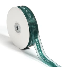 45yards/lot 25mm Polyester Ribbon Printed Best Wishes For You Ribbon For Handmade Design Wedding Invitation Bouquet Gift Packing