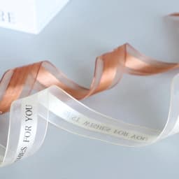 45yards/lot 25mm Polyester Ribbon Printed Best Wishes For You Ribbon For Handmade Design Wedding Invitation Bouquet Gift Packing