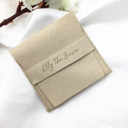 50pcs Custom Logo Name Print Microfiber Jewelry Rings Necklace Organizer Gift Bags Wedding Favor Candy Goodie Bag Small Business