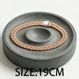 2026 New 925 Silver Sparkling Inlaid Tassel Cuban Women's Bee Plant Specimen Bracelet Display Tool Exquisite DIY Charm Jewelry