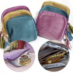 1pc Velvet 6 Layers Jewelry Storage Bag With Tassel Zipper Jewelry Pouch For Bracelet Bangle Ring Necklace Jewelry Organizer