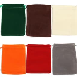 5-10pcs/lot Velvet Gifts Bags Colorful Drawstring Jewelry Bags Storage Pouches For Wedding Christmas Party Gifts Packaging Bags