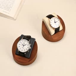 WoodTen Single Watch Display Stand With Pillow Wooden Wrist Watch Rack Storage Watch Stents Jewelry Organizer Watch Display Prop