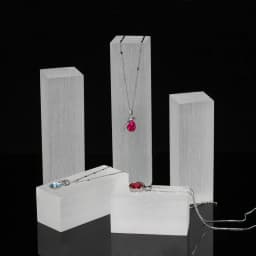 Plexiglass Square Stamping Block Jewelry Display Stand Dolls Gem Rings Necklace Holder Cosmetics Perfume Organizer Drawline Case