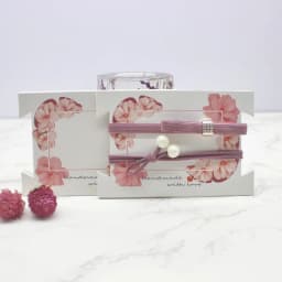 12x8cm DIY Handmade Jewelry Headband Package Tag Card Marbling Flower Printed Hair Ornaments Packing Card 50pc