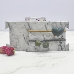 12x8cm DIY Handmade Jewelry Headband Package Tag Card Marbling Flower Printed Hair Ornaments Packing Card 50pc