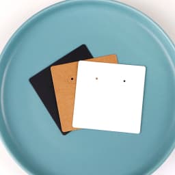 50 Pcs 7x7cm Earrings Jewelry Display Paper Card With Or Without Bags Wholesale Packaging Business Supplier Customize Service