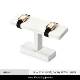 Oirlv T-bar Watch Holder Watch Jewelry Display Stand Rings Bracelets Storage Holder Jewelry Display Rack Watch Showcase Props