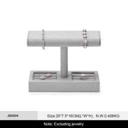 Oirlv T-bar Watch Holder Watch Jewelry Display Stand Rings Bracelets Storage Holder Jewelry Display Rack Watch Showcase Props