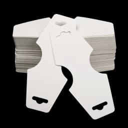 50Pcs Black White Necklace Bracelets Jewellery Packing Card Display Holder Cardboard Hanging Tag For Jewelry Display card