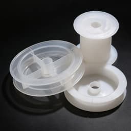 1Pcs White Empty Plastic Spools Bobbin Winding Reels for Jewelry Making Cord Rope DIY Handwork Craft Accessories Wholesale