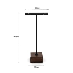 1PCS Jewelry Display Stand Necklace Earrings Jewelry Copper Wood Jewelry Display Props Shooting Jewelry Booth Display Pieces