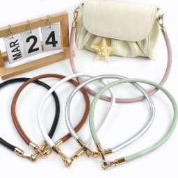 2Pcs Deepeel 30/40/60cm PU Leather Bag Handles with Metal Clasps Handbag Purse Replacement Strap DIY Bags Accessories