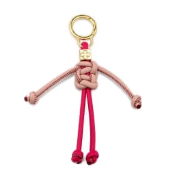 CH Women's Fashion Human Shape Knot Keychain Bag Charm Purse Pendant with Gold Hardware Gift Box Packaging 2026 New Accessories