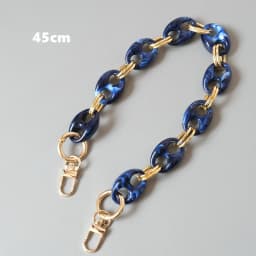 New Fashion Woman Bag Accessory Parts Leopard Candy Beige Blue Acrylic Resin Metal Chain Strap Women Shoulder Cute Clutch Chain