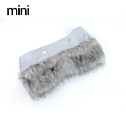 New Women Winter Autumn Faux Fox Fur Furry Trim Trims for O BAG Thermal Plush Decoration Fit for Classic Big Mini Obag