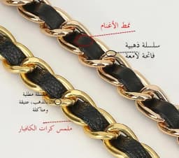 Small Fragrance Style CF Caviar Flip Cover Chain Handbag Metal Link Single Shoulder Slant Cross Ball Pattern Leather Chain Re...