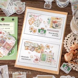 40[pcs/lot Kawaii Stationery Stickers Sweet World Series Diary Planner Decorative Mobile Stickers Scrapbooking DIY Craft