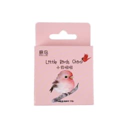 46Pcs Kawaii Little Bird Chirp Cartoon Animal Hand Account DIY Stickers Cute Stationery for Students Box Labels