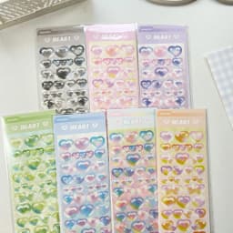 Sharkbang New Arrival 4/5/6/7/8pcs BOBO Scrapbook Stickers Korean Decor Lable Journal Album Stationery Kawaii Sticker Suppliers