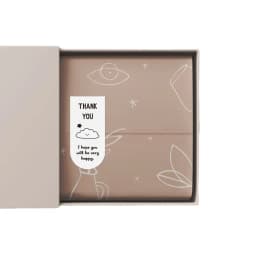 100pcs Cute Thank You Stickers for Small Business Packaging Sticker Gift Box Decor Open Me Stickers 3*6.5CM