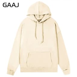 GAAJ Lightweight Hoodie & Sweatshirt 260gsm Soft Casual Pullover 21 Colors Men Women Unisex Comfortable Daily Wear Fit