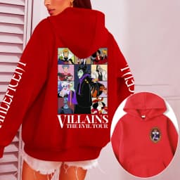 Villains Maleficent Men Hoodie Cartoon Anime Women Pullover Tops 2026 New Fashion Autumn Spring Couple Oversized Sweatshirts