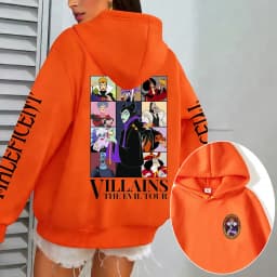 Villains Maleficent Men Hoodie Cartoon Anime Women Pullover Tops 2026 New Fashion Autumn Spring Couple Oversized Sweatshirts