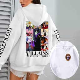Villains Maleficent Men Hoodie Cartoon Anime Women Pullover Tops 2026 New Fashion Autumn Spring Couple Oversized Sweatshirts