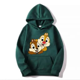 Chip & Dale Men Hoodie Cartoon Anime Fashion Women Oversized Sweatshirt Tops Spring Autumn Couple Pullover Clothing