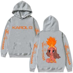 Karol G Tropicoqueta 2025 Hoodie Men Women Fashion Pop Music Sweatshirt Unisex Casual Fleece Cotton Oversized Hoodies Pullover