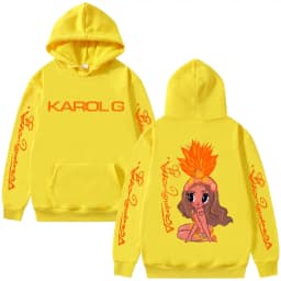 Karol G Tropicoqueta 2025 Hoodie Men Women Fashion Pop Music Sweatshirt Unisex Casual Fleece Cotton Oversized Hoodies Pullover