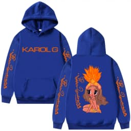 Karol G Tropicoqueta 2025 Hoodie Men Women Fashion Pop Music Sweatshirt Unisex Casual Fleece Cotton Oversized Hoodies Pullover