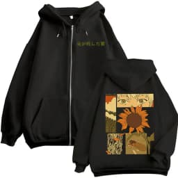 Animation Summer Light Death Yoshiki Light Eyes Zipper Hoodie Men's and Women's Fashion Zipper Hoodie Long Sleeve Hoodie Jacket