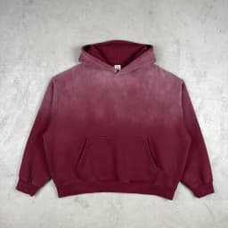 Vintage Navy Blue Spray Wash Plush Hoodies for Men Oversized Fleece Hooded Pullover Autumn and Winter Cotton Clothing Warm