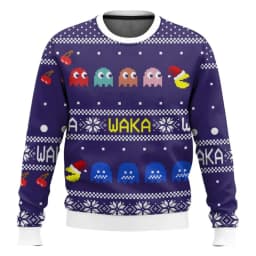 Pacman Classic Maze Video Game Cartoon 2026 New Harajuku Merry Christmas Men's Street Hip Hop Women's Couple Hoodie