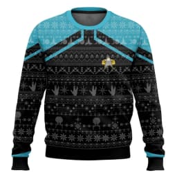 Captain Picard Star Trek Christmas Sweater Couple 2026 New Fashion Men's Hoodie Cartoon Anime Women's Hoodie Sportswear