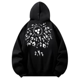 Graphic Print Casual Hoodies for Men Cozy Warm Fleece Lined Hooded Sweatshirt with Kanga Pocket Long Sleeve Pullover Tops Outfit